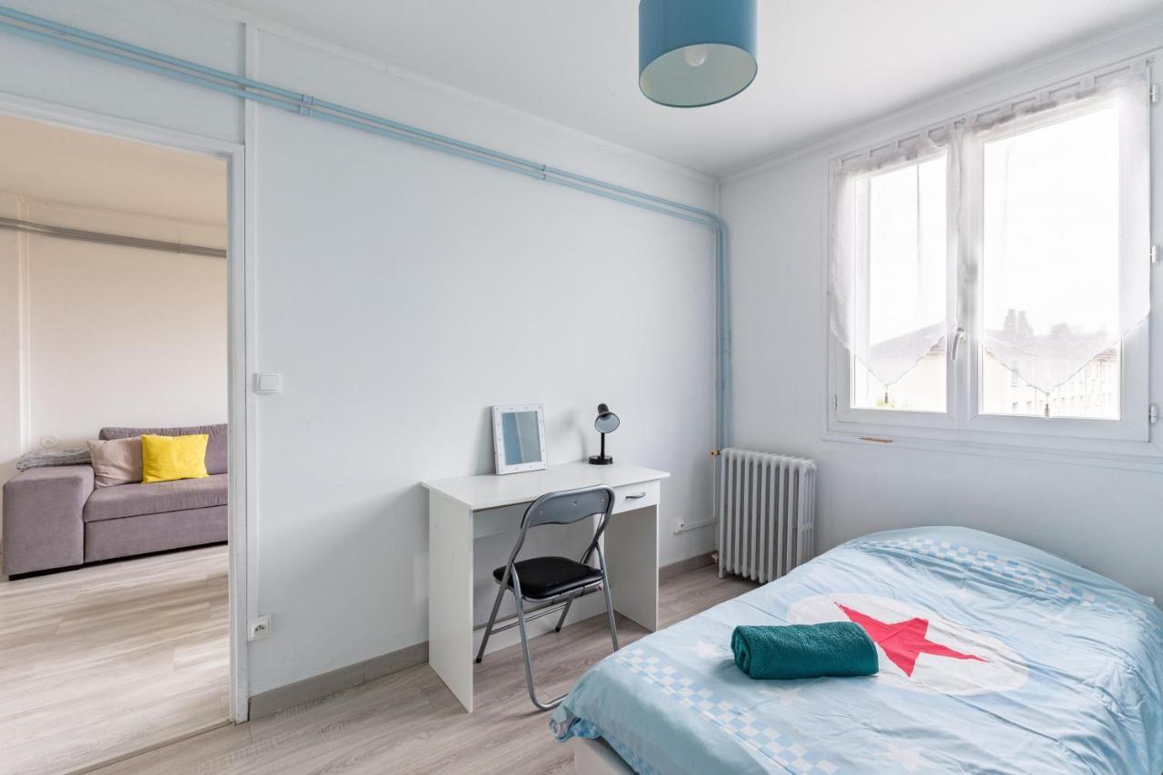 Appart T3 Bien Situe A Bourges + Wifi Экстерьер фото